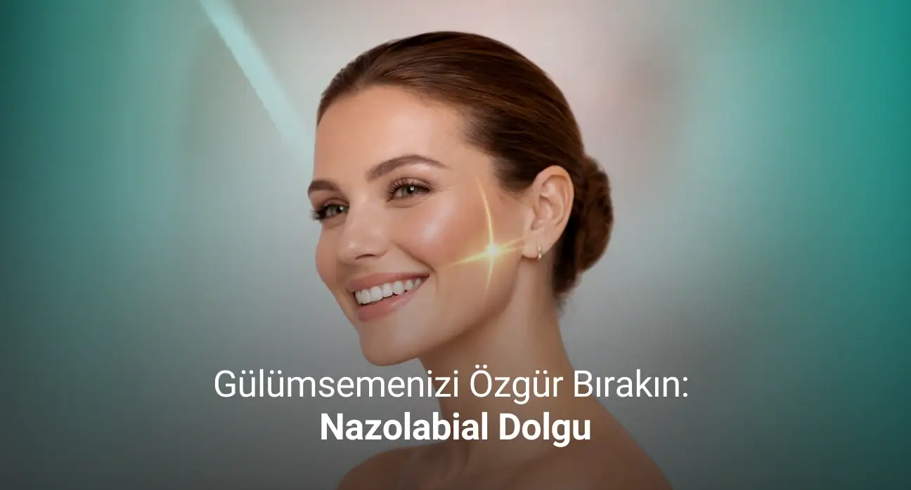 Estetik International kliniğinde nazolabial dolgu ve Örümcek Ağı Estetiği ile gülme çizgisi tedavisi yaptıran hasta.