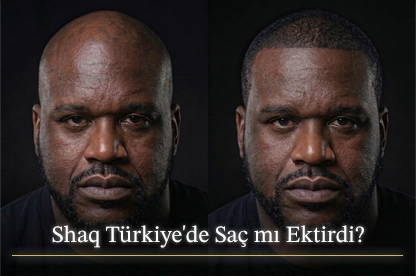 Shaquille O'Neal viral bir reklamda uzun saçlarıyla gülümseyip Türk çayı içiyor
