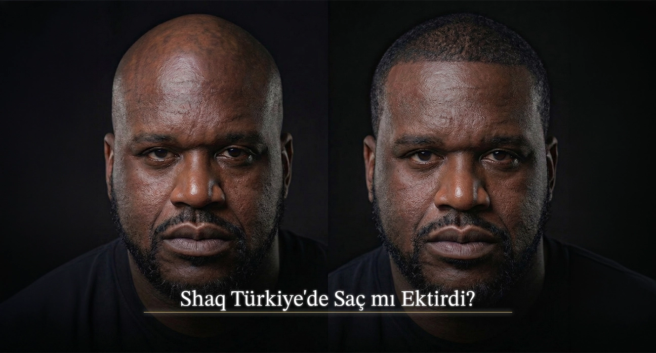 Shaquille O'Neal viral bir reklamda uzun saçlarıyla gülümseyip Türk çayı içiyor